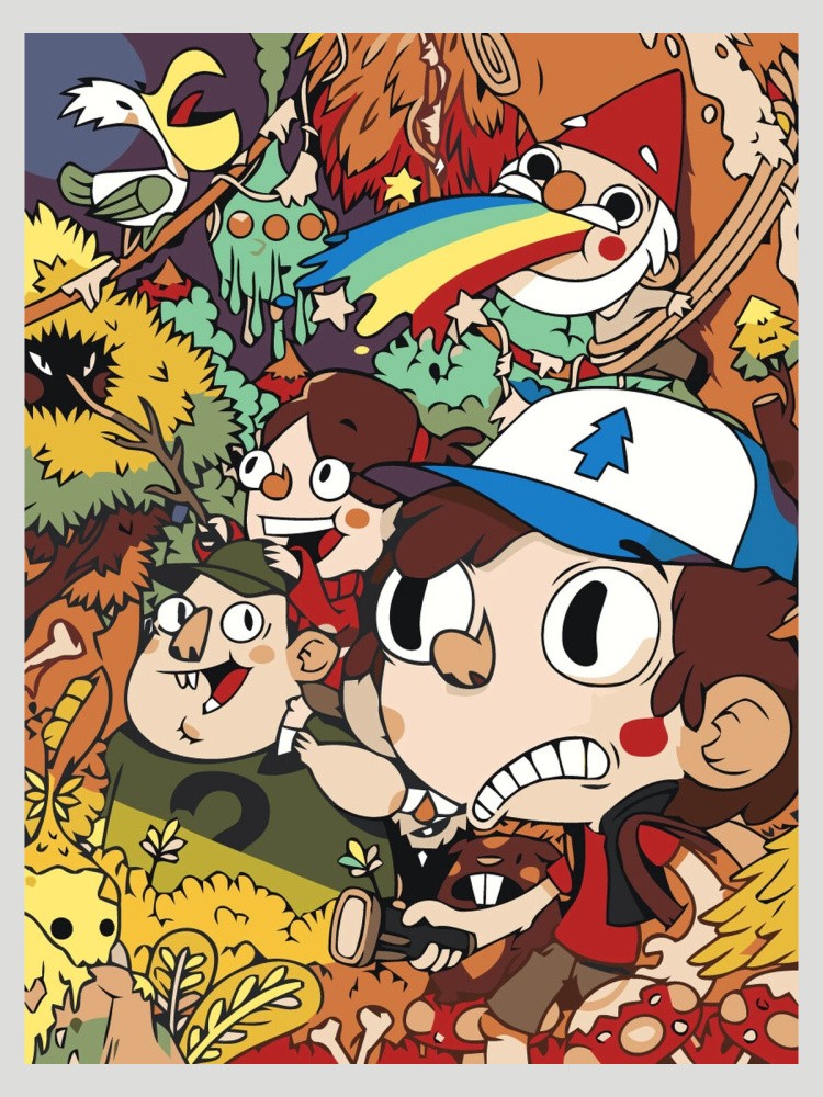 Картина по номерам Gravity Falls Гравити Фолз арт — картинка 2