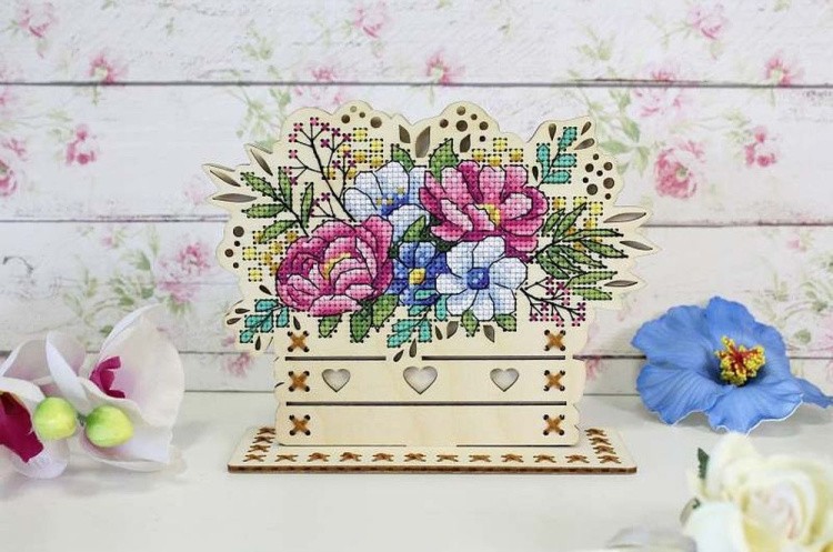 Набор для вышивания «Цветочная композиция» — картинка 2