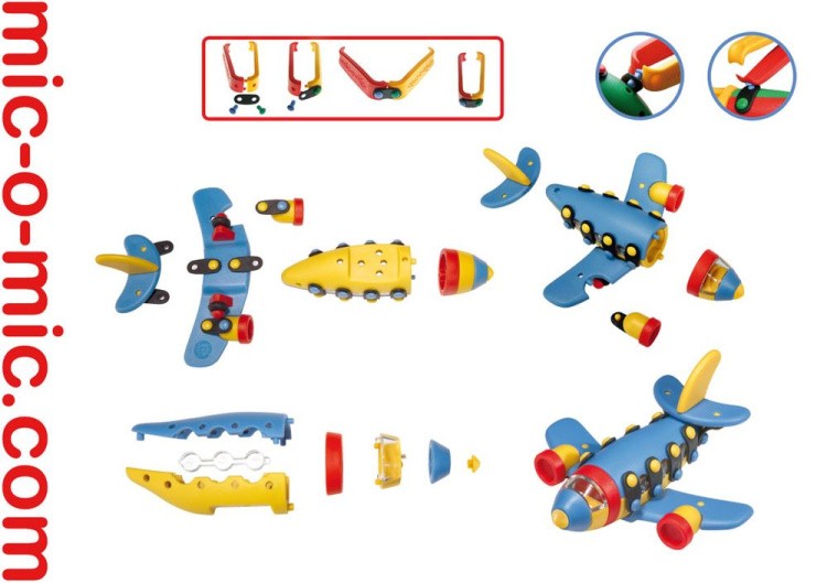 Конструктор Mic-o-mic «Самолёт реактивный малый» — картинка 3