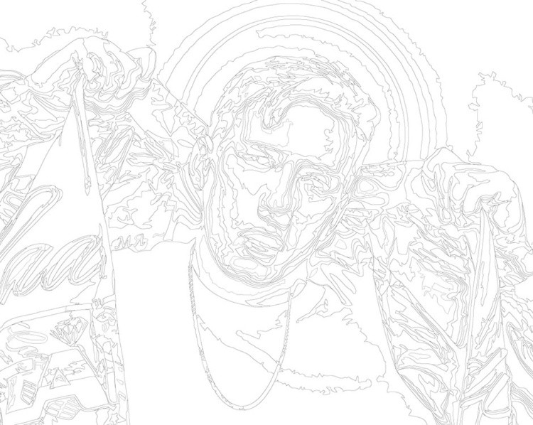 Картина по номерам «Блогер, стример и рэпер Даня Кашин арт» — картинка 3