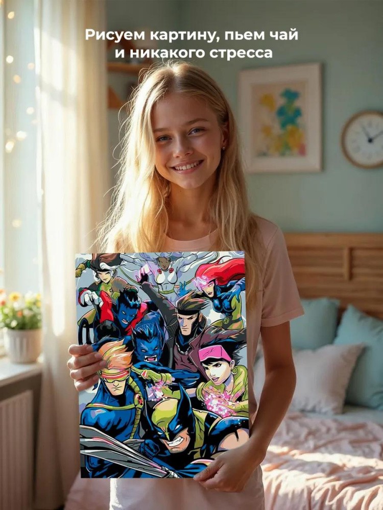 Картина по номерам «X-Men» — картинка 6