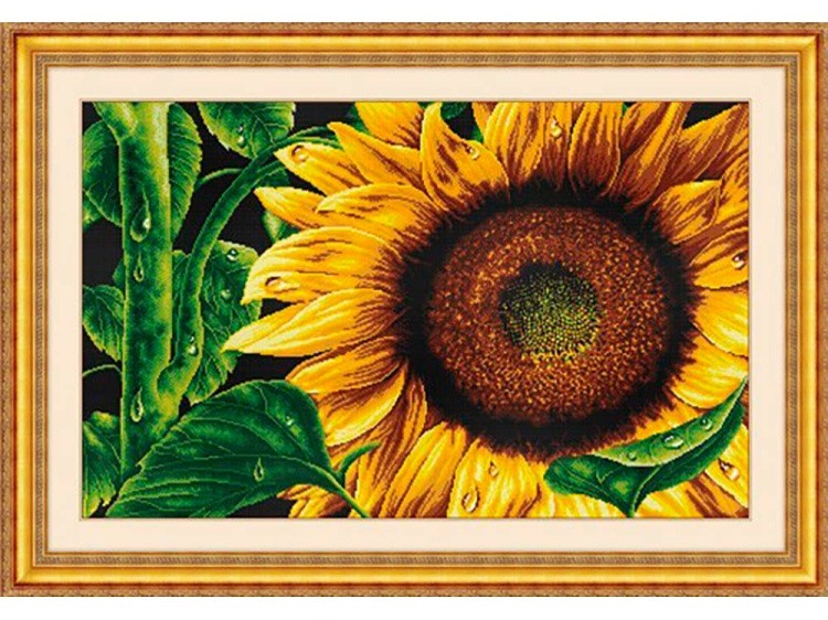 Алмазная вышивка «Подсолнух» — картинка 2