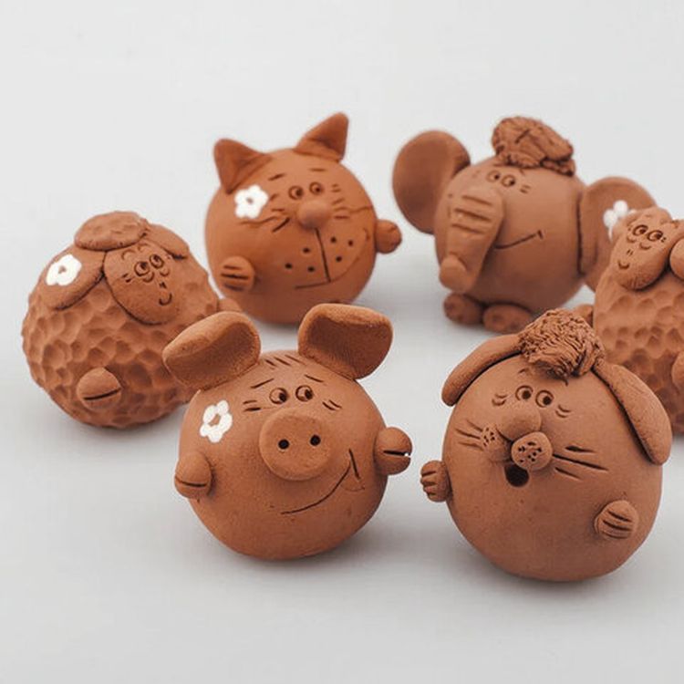 Масса керамическая для лепки Остров сокровищ, самозатвердевающая, 250 г, терракотовая — картинка 3