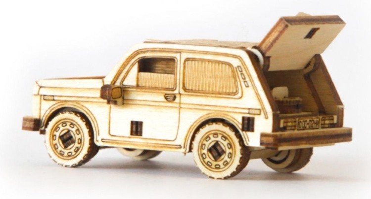 Конструктор из дерева «Автомобиль Нива» — картинка 2