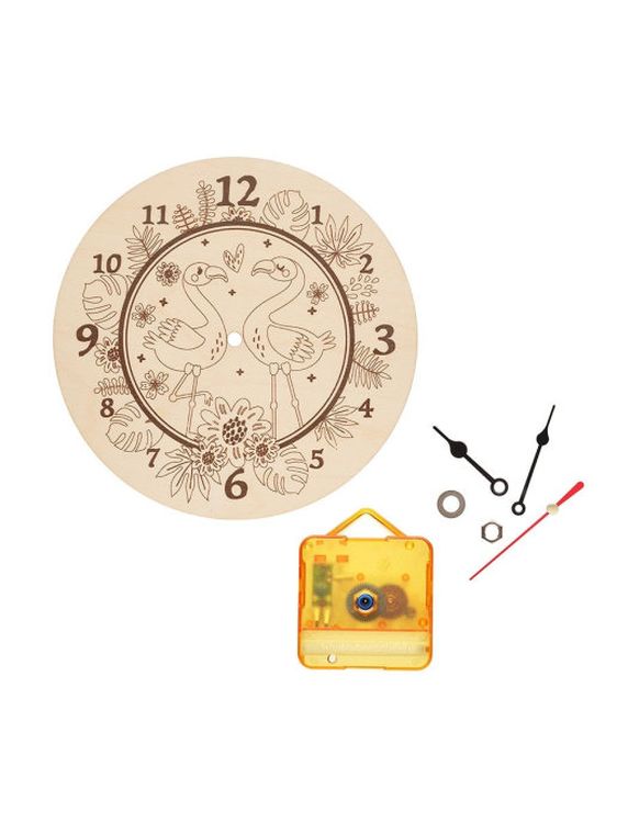 Часы-раскраска «Фламинго» — картинка 3