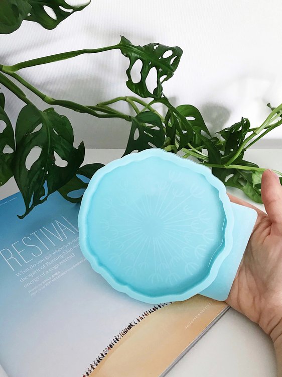 Модель №62, Силиконовый молд подстаканник Одуванчик, 12x12 см, Craftsmen.store — картинка 2