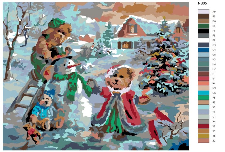 Картина по номерам «Рождество» — картинка 2