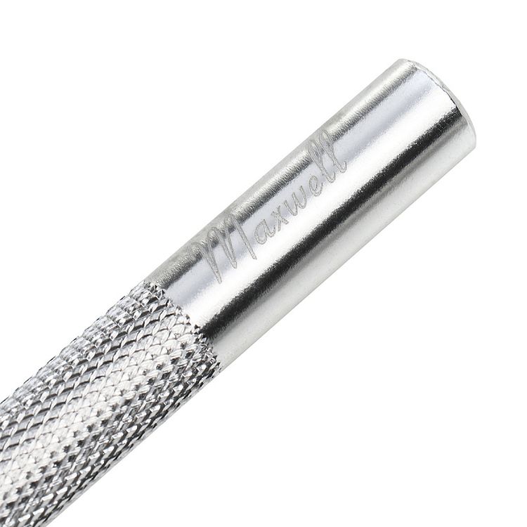 Макетный нож цанговый Maxwell, аллюминий, с лезвием, цвет: серебро — картинка 4