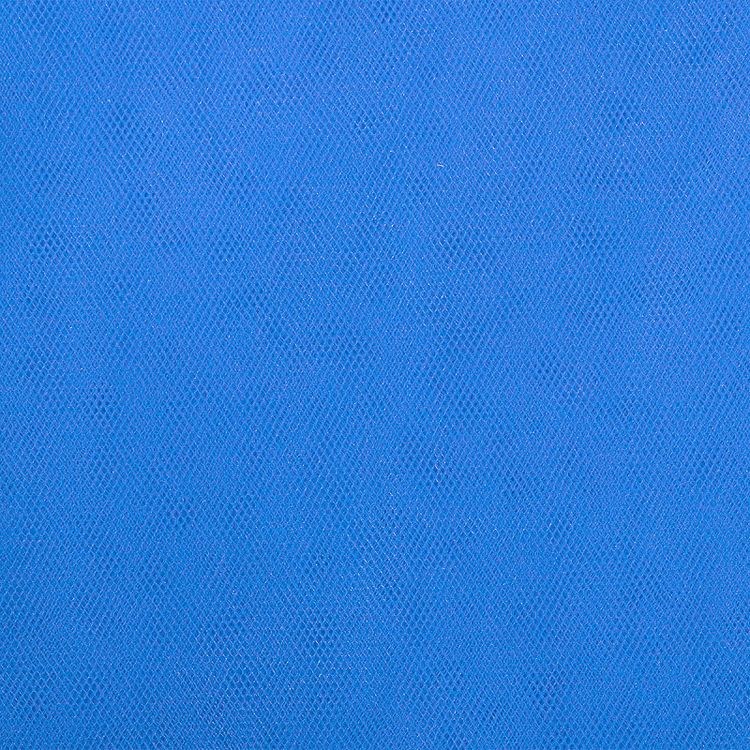 Еврофатин мягкий матовый Hayal Tulle, 5 м, ширина 300 см, 100% полиэстер, цвет: ярко-голубой, Hayal — картинка 3