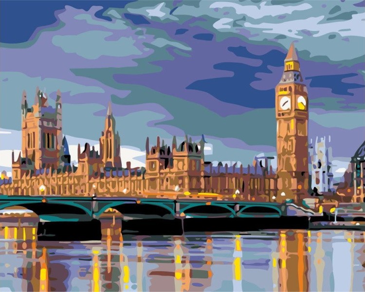 Картина по номерам «Лондонский мост»