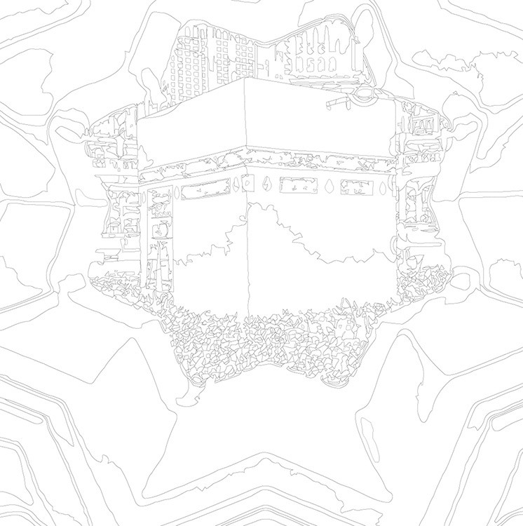 Картина по номерам «Религия, мусульманская: Кааба, Мекка» — картинка 3