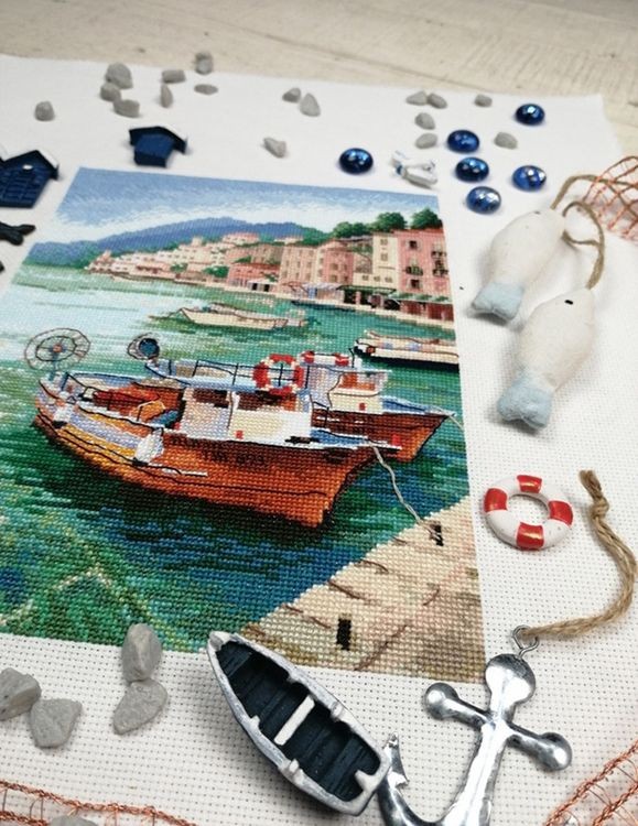 Набор для вышивания «Лодки» — картинка 3
