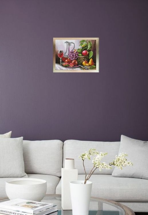 Алмазная вышивка «Натюрморт с фруктами» — картинка 5