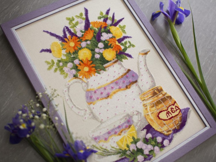 Набор для вышивания «Лаванда и мёд» — картинка 8