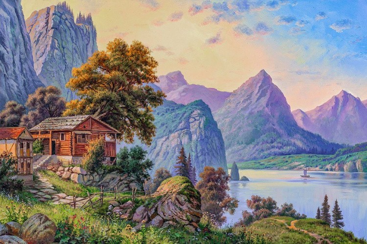 Алмазная вышивка «Уютный уголок» — картинка 2