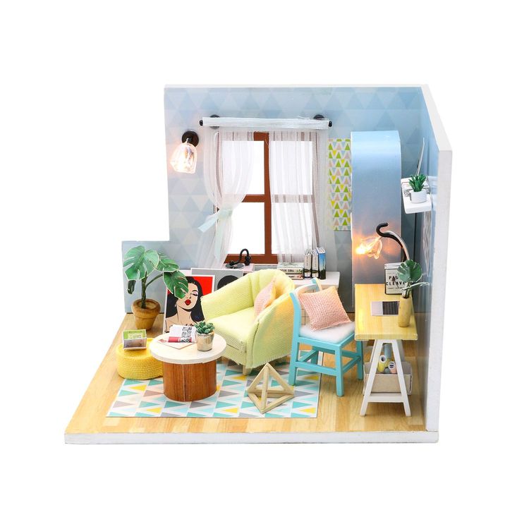 Набор для создания миниатюры (румбокс) «В стиле Ретро» (русифицированная версия) — картинка 2