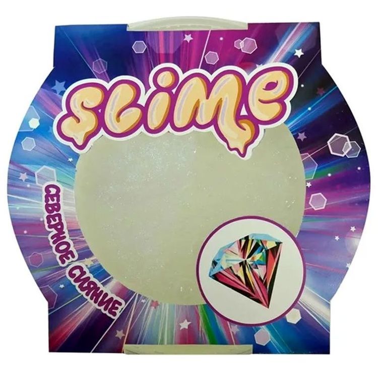 Лизун Slime «Mega», северное сияние — картинка 5