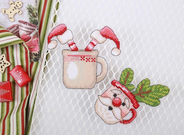 Набор для вышивания «Новогодние кружки» — картинка 2
