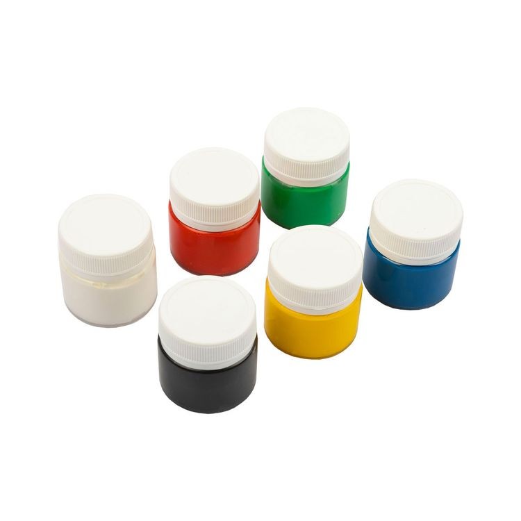 Краска гуашь «Учись», 6 цв., 20 мл, Лео — картинка 2