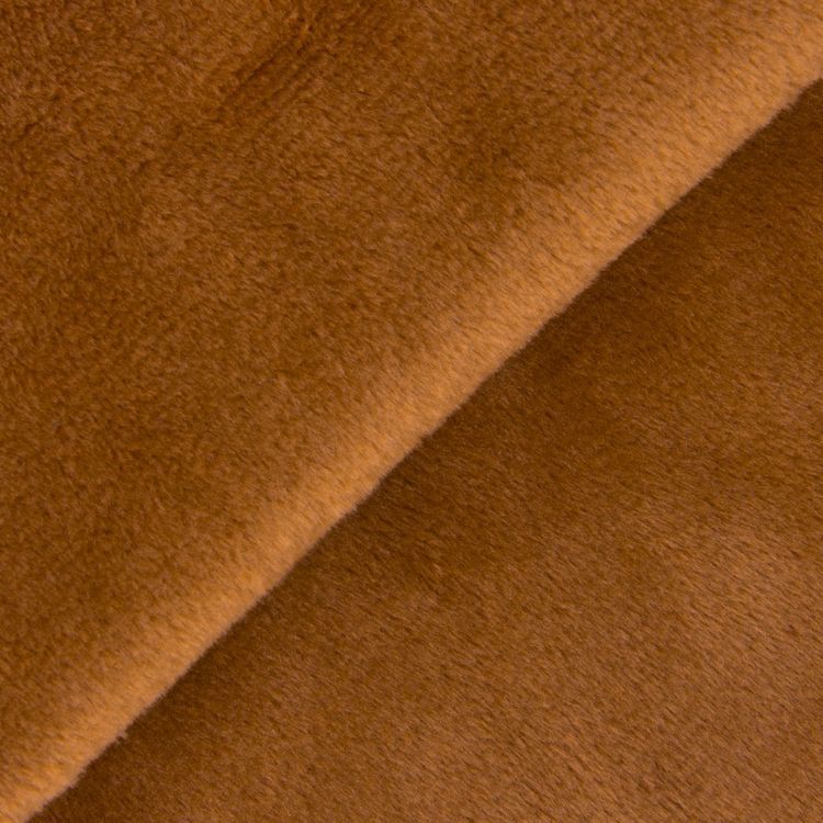 Плюш PEV, 48x48 см, 273 г/м2, 100% полиэстер, цвет: 39 коричневый/brown, Peppy