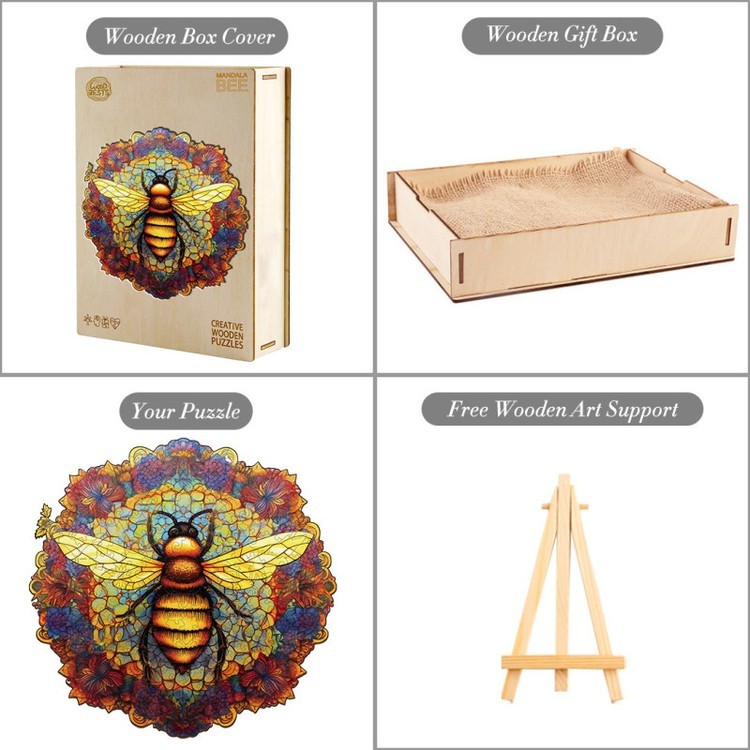 Деревянные пазлы «Золотая пчела S», Woodbests — картинка 6