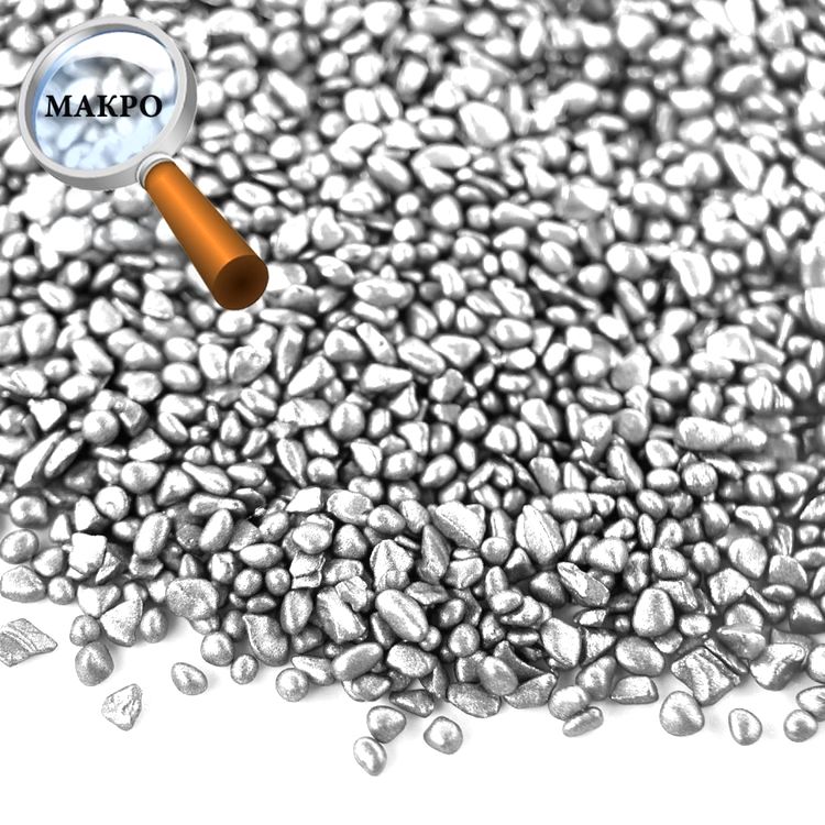 Стеклянные камушки мелкие перламутровые серые, 100 г — картинка 2