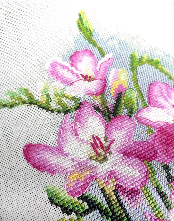 Набор для вышивания «Фрезии» — картинка 4