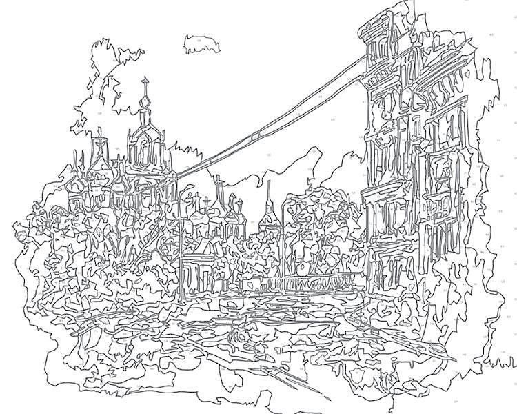 Картина по номерам «Дорофеев С.В., Москва, улица Варварка» — картинка 2