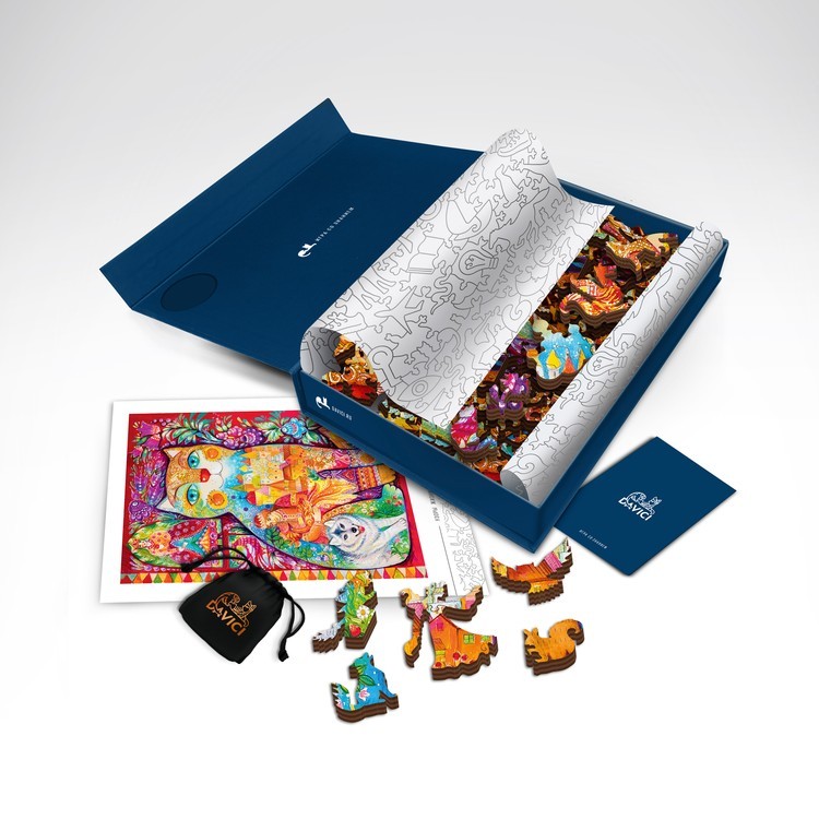 Деревянные пазлы DAVICI «Иван Царевич и серый волк 180 деталей» — картинка 10