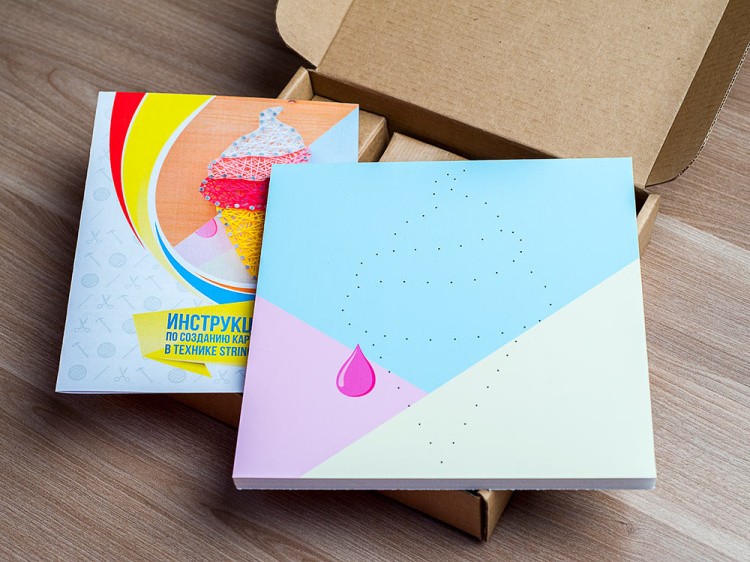 Набор для творчества STRING ART «Мороженка» — картинка 2