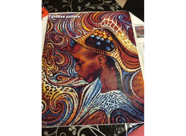 Алмазная вышивка «Африканский мотив» — картинка 3