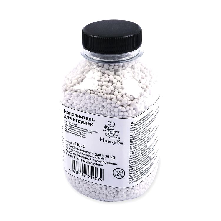 Наполнитель для игрушек в гранулах, 380 г, HobbyBe — картинка 2