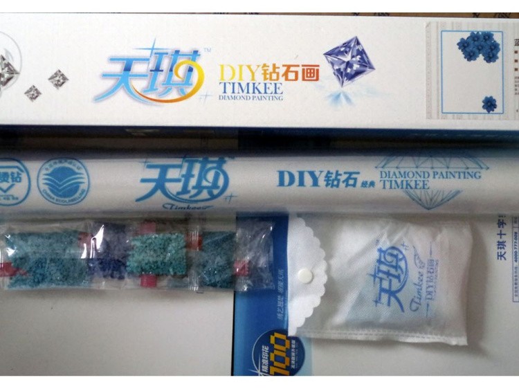 Алмазная вышивка «Деревушка на закате» — картинка 2