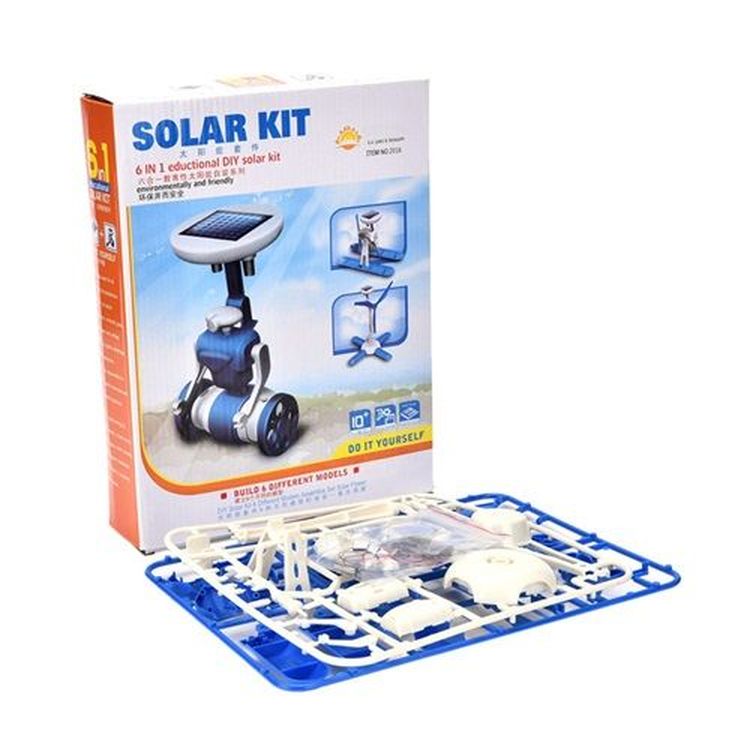 Игрушка-конструктор на солнечных батареях «Инопланетянин Трансформер» — картинка 8