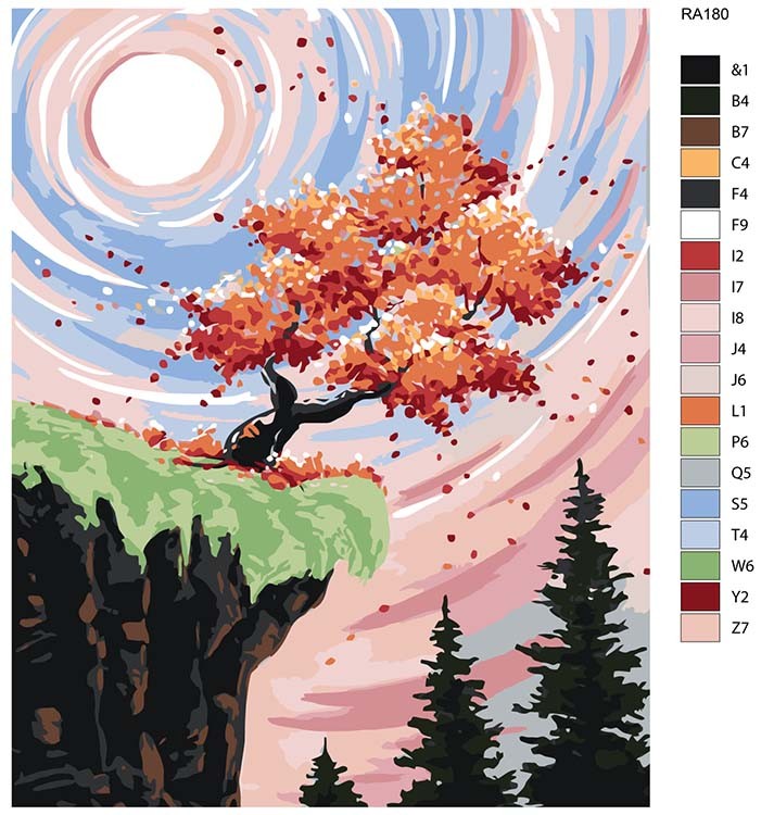 Картина по номерам «Щедрое дерево» — картинка 2