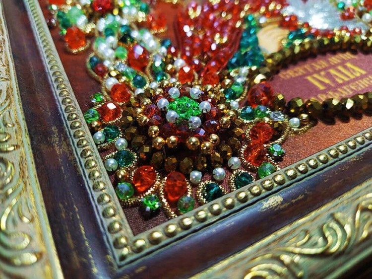 Набор вышивки хрустальными камнями «Святая Иулия» — картинка 4