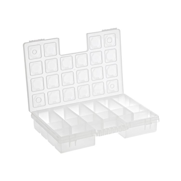 Коробка пластиковая для швейных принадлежностей, цвет: прозрачный, Gamma  — картинка 3