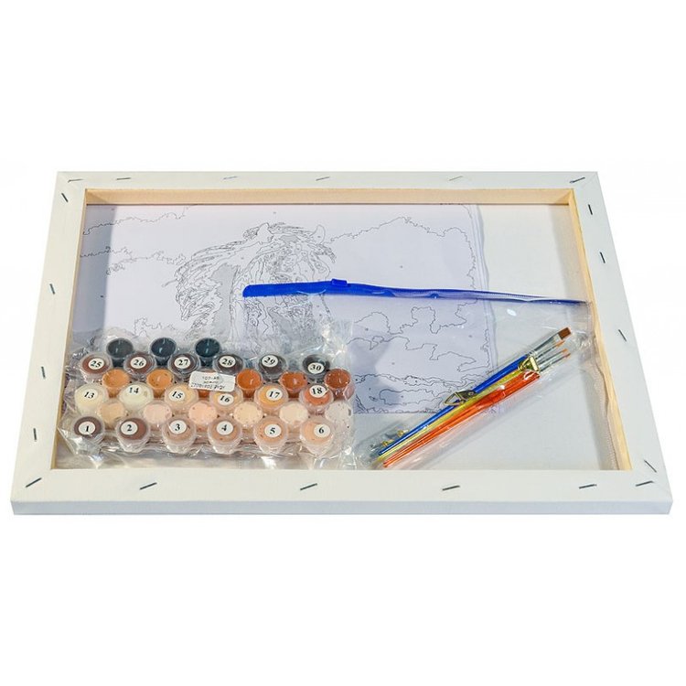 Картина по номерам «Галоп» — картинка 3