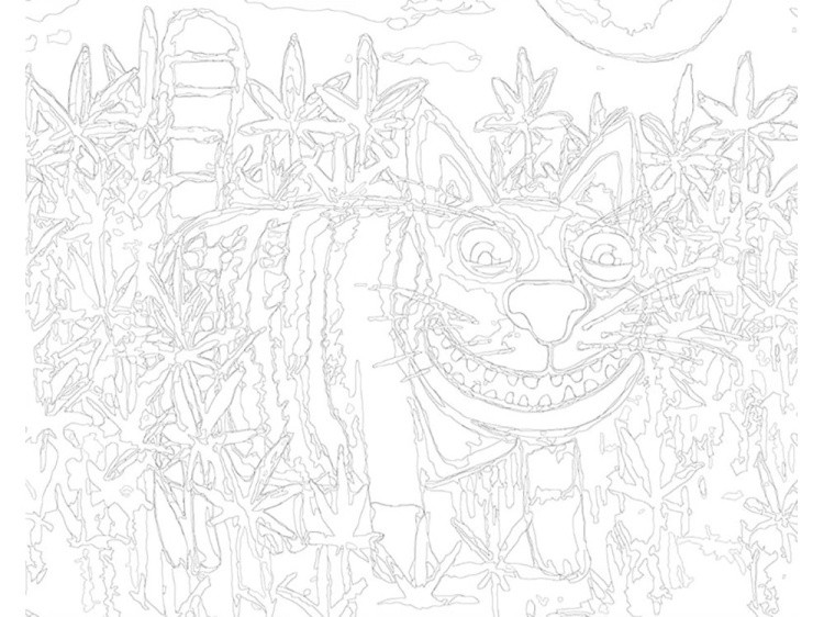 Картина по номерам «Веселый кот» — картинка 3