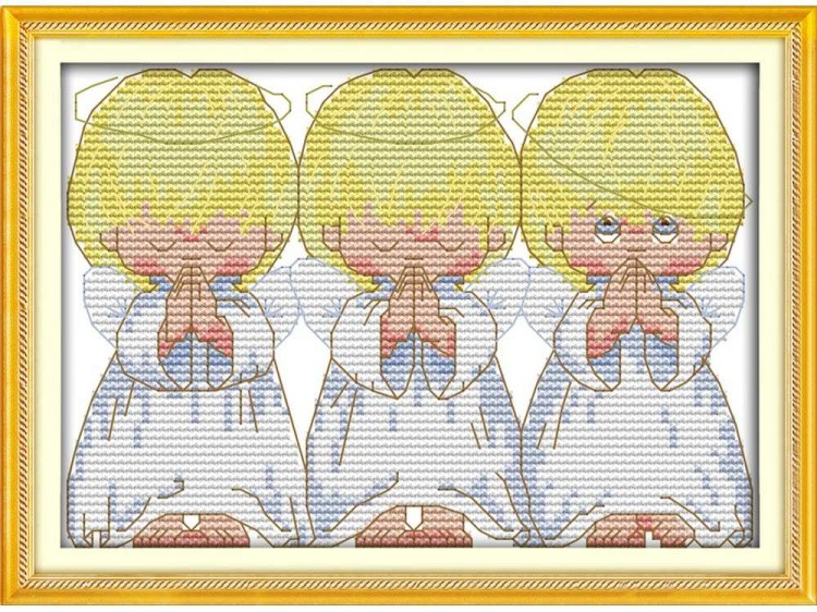 Набор для вышивания «Три ангелочка» — картинка 2