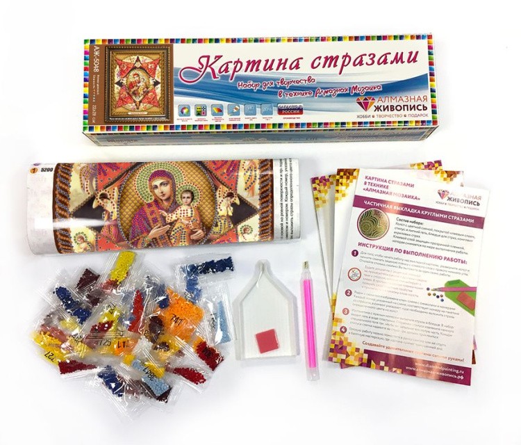 Алмазная вышивка «Икона Неопалимая Купина» — картинка 2