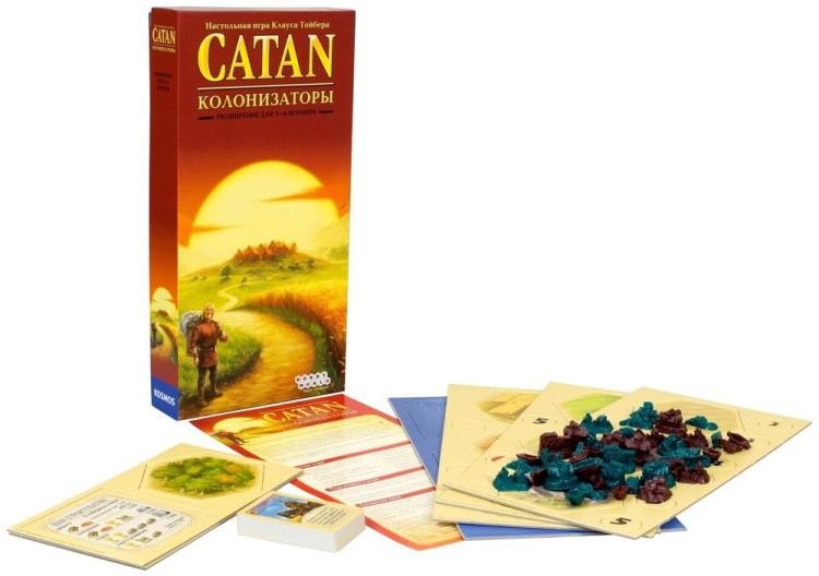 Настольная игра: Колонизаторы. Расширение для 5-6 игроков (3-е рус. изд.) — картинка 2
