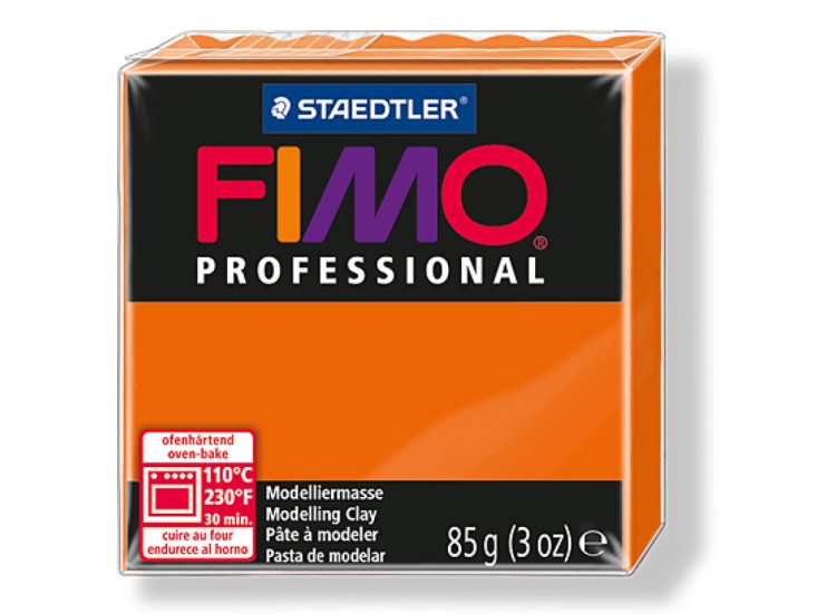 Полимерная глина FIMO Professional, цвет: оранжевый, 85 г