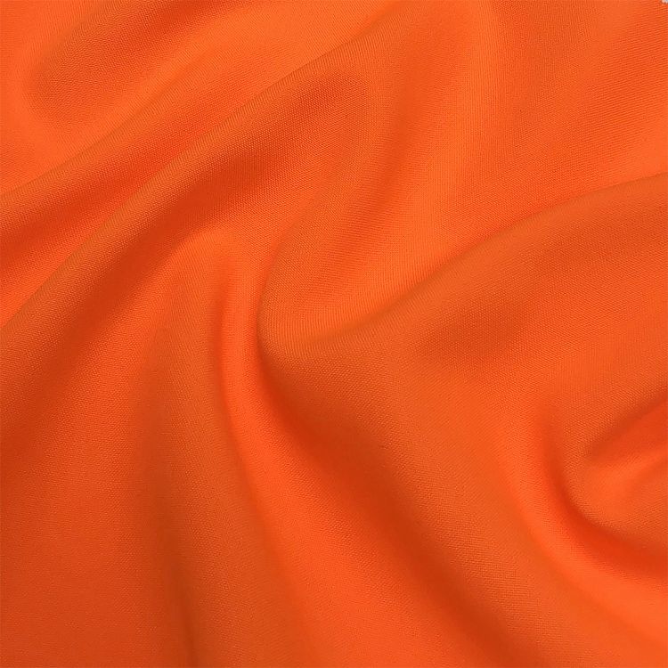 Ткань габардин, нарезка, 10 м, ширина 150 см, 150 г/м2, цвет: неон оранжевый, TBY — картинка 2