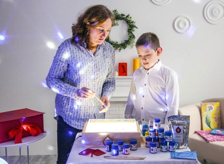 Лоток с подсветкой А4, Эбру-Профи — картинка 3