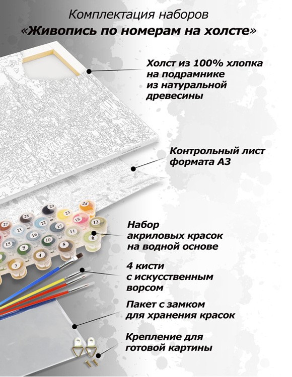 Картина по номерам «Солнечный день» — картинка 4