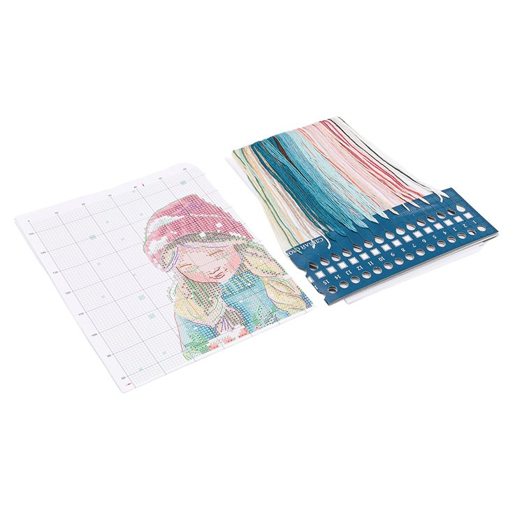 Набор для вышивания «Девочка-Зима» — картинка 2