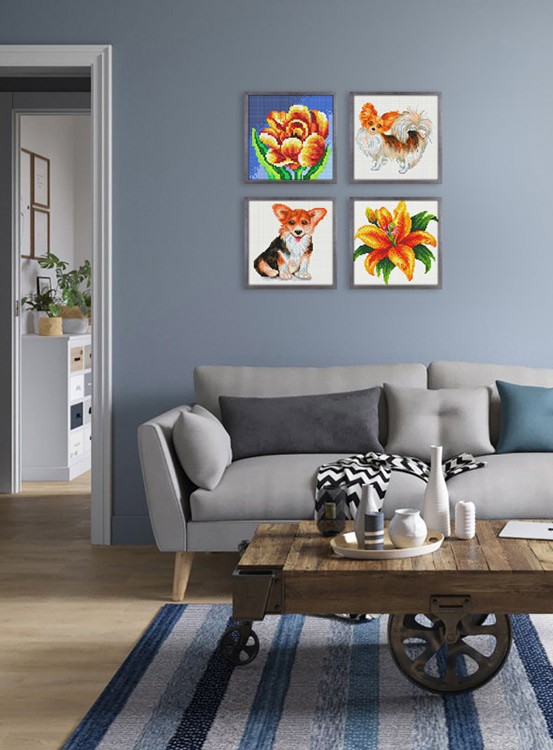 Алмазная вышивка «Тигровая лилия» — картинка 8