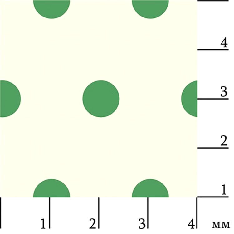 Ткань для пэчворка «БАБУШКИН СУНДУЧОК», 50x55 см, 140 г/м2, 100% хлопок, цвет: БС-24 мелкий горох, бледно-зеленый, Peppy — картинка 2