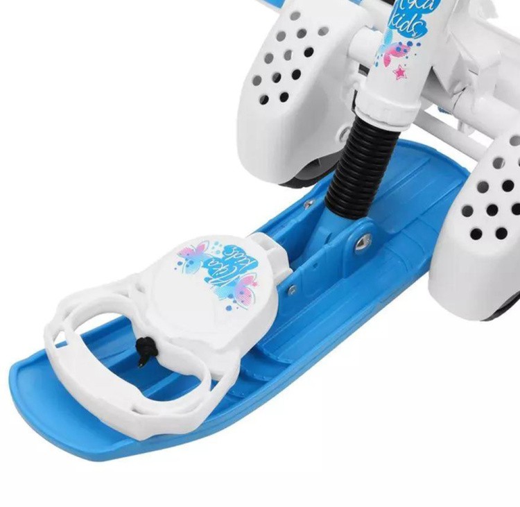 Снегокат детский со спинкой Тимка спорт 6 с бабочками — картинка 7